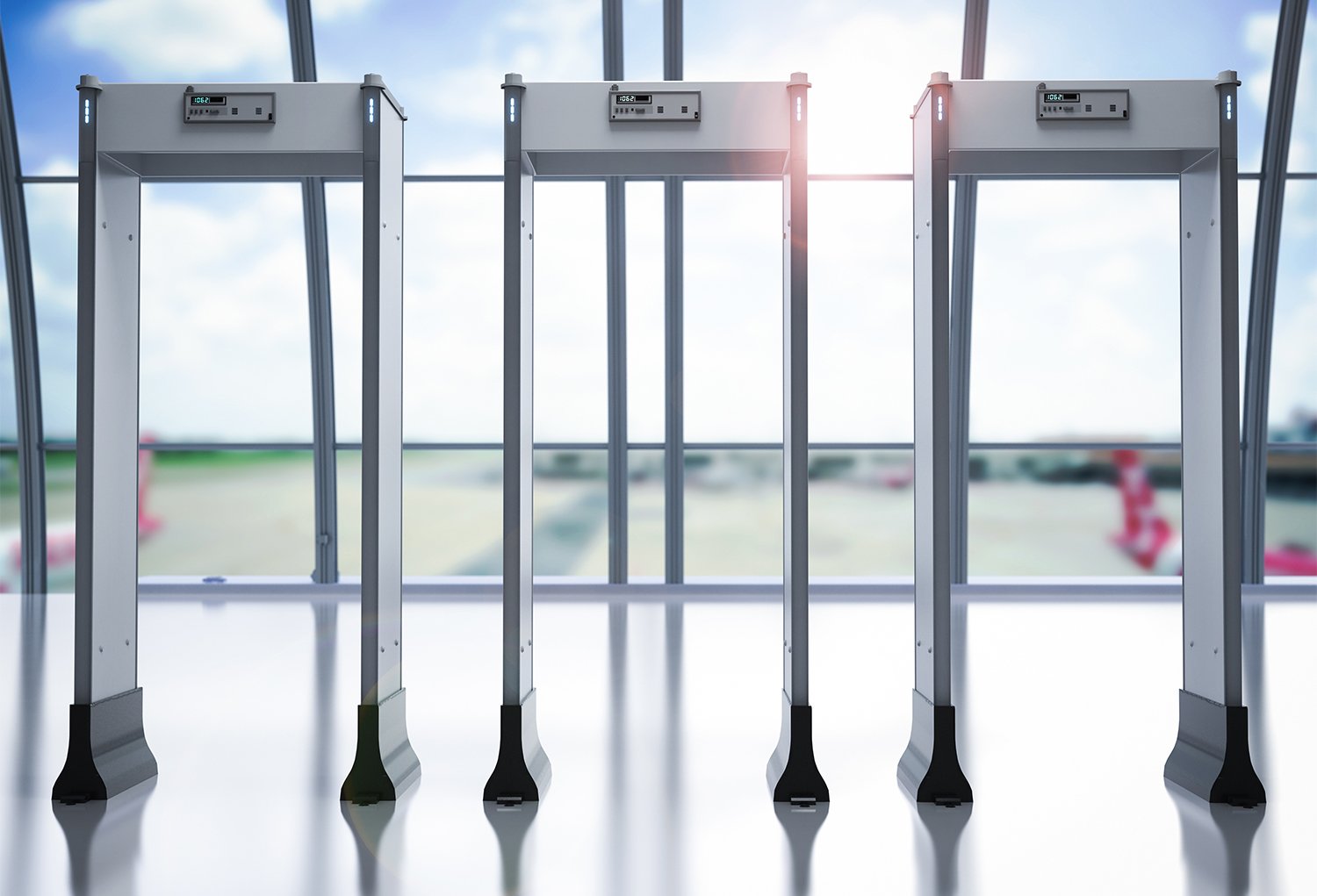 How does walk through metal detector work?