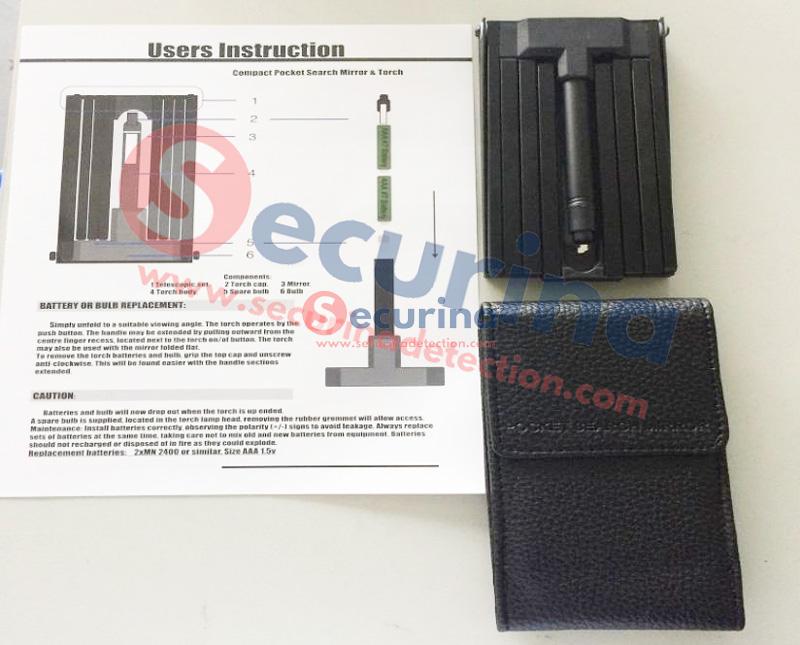 Securina-SA910 Folding Portable Tactical Search Mirror Security Check Mirror